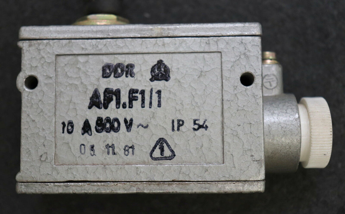 ROBOTRON Gußgekapselter Mikrotaster AF1.F1/1 500VAC 10A IP54