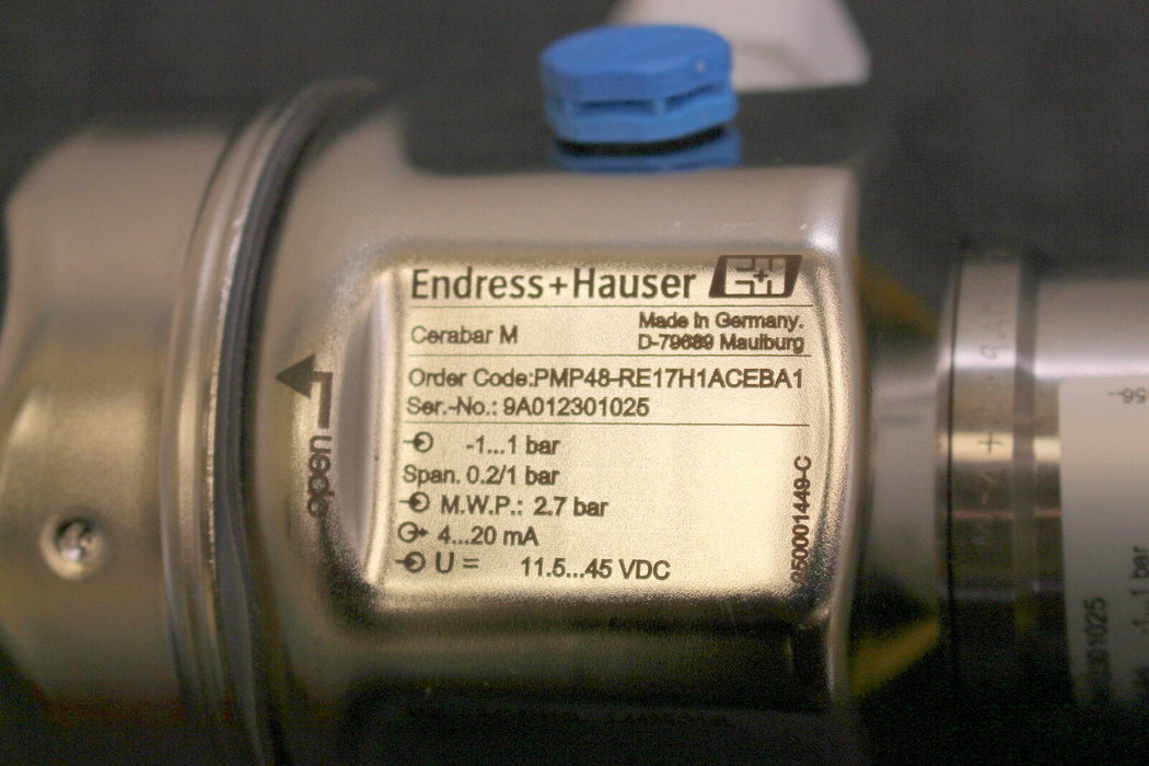 ENDRESS+HAUSER Drucktransmitter cerabar M -1…+1bar Typ PMP48-RE17H1ACEBA1