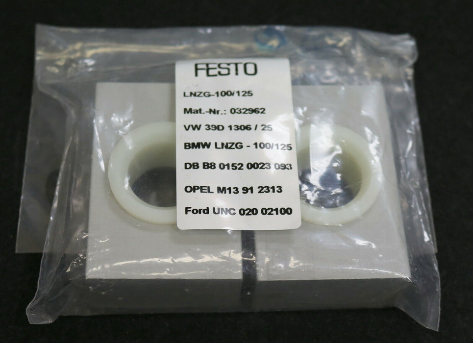FESTO Lagerstück-Set mit 2 Stück Stock piece LNZG-100/125 Art.Nr. 032962