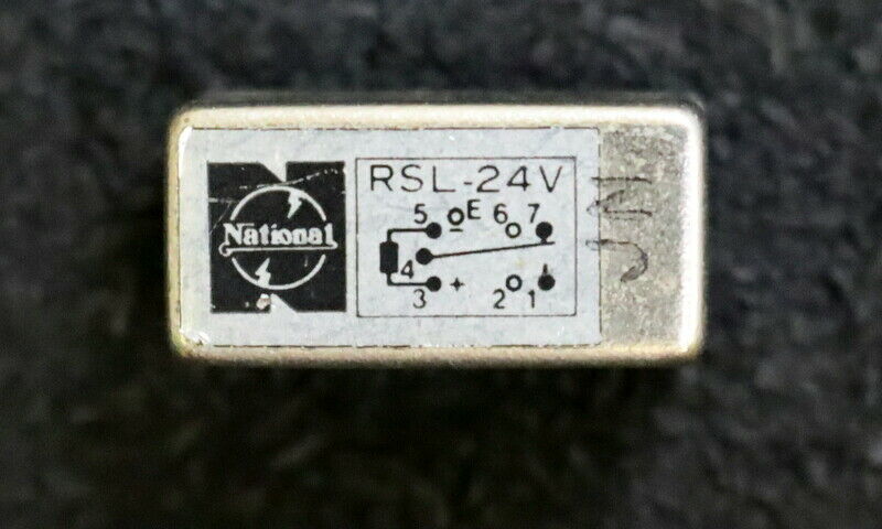 NATIONAL REED Relais RSL-24V 7 Kontakte - unbenutzt