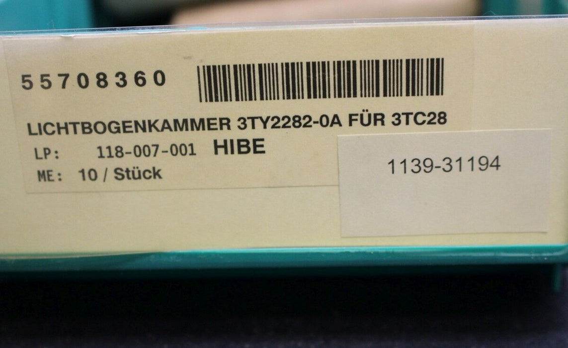 SIEMENS Lichtbogenkammer 3TY2282-0A - für Schütz 3TC28
