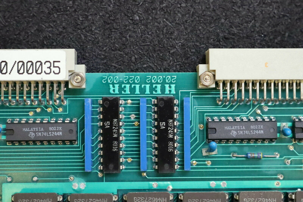 HELLER / uni-Pro Steuerungskarte CPU-061 bestückt mit V6.2 C 23.040220 Nr. 00035