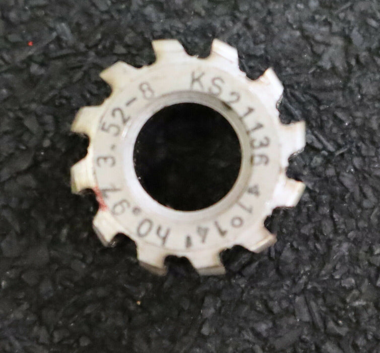 SCHNYDER Vollstahl-Wälzfräser No. 21136 m= ? ho= 0,97 Abmessungen Ø18x10xØ8mm