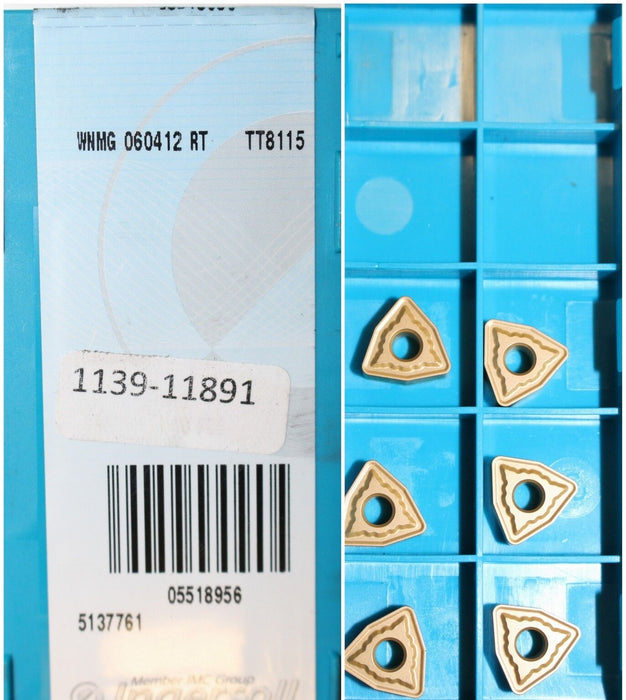 INGERSOLL WNMG 060412 RT TT8115 - 6 Stk. - NEU