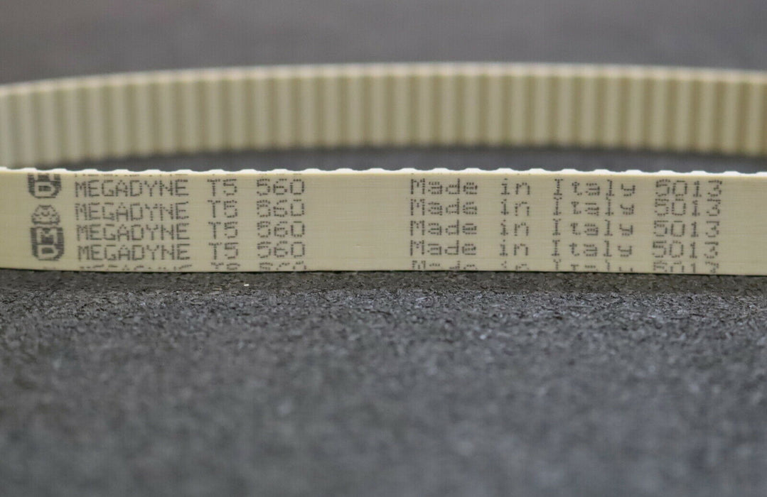 MEGADYNE 2x Zahnriemen 2x Timing belt T 5 560 Länge 560mm Breite 16mm unbenutzt