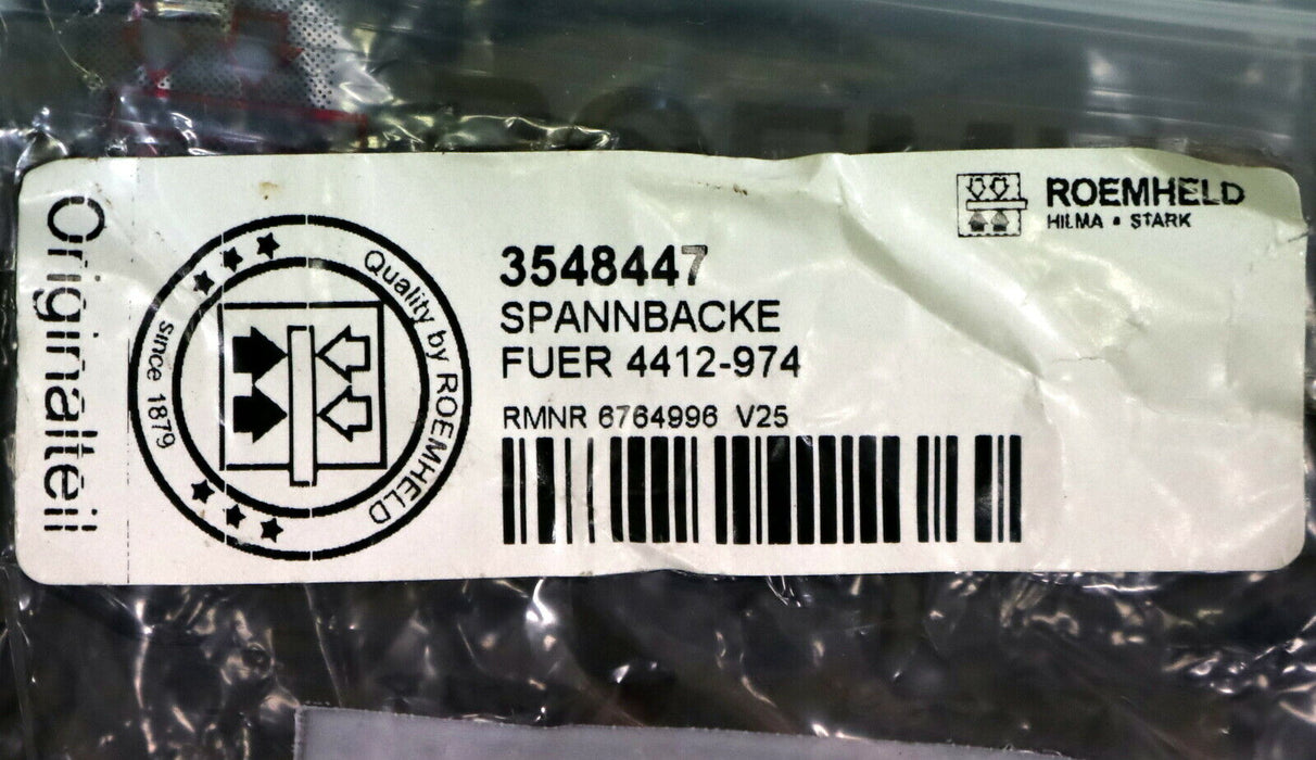 ROEMHELD Spannbacke für 4412-974 Art.Nr. 3548447 unbenutzt