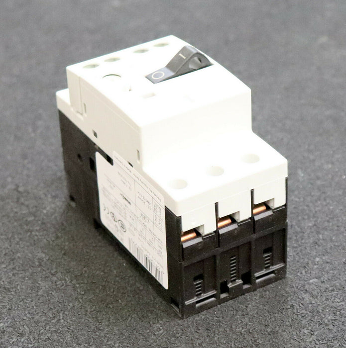 SIEMENS 2 Stück Motorschutzschalter 3RV1011-1AA15 0,11-0,16A 1NO + 1NC
