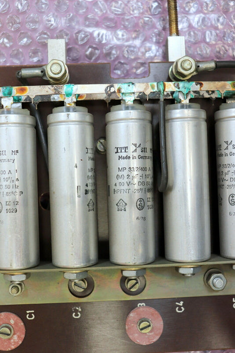 VEM NUMERIK RFT DDR Steuerungsmodul GL 36435-1 SAK mit 5x ITT SEL MP 33/2/400 A