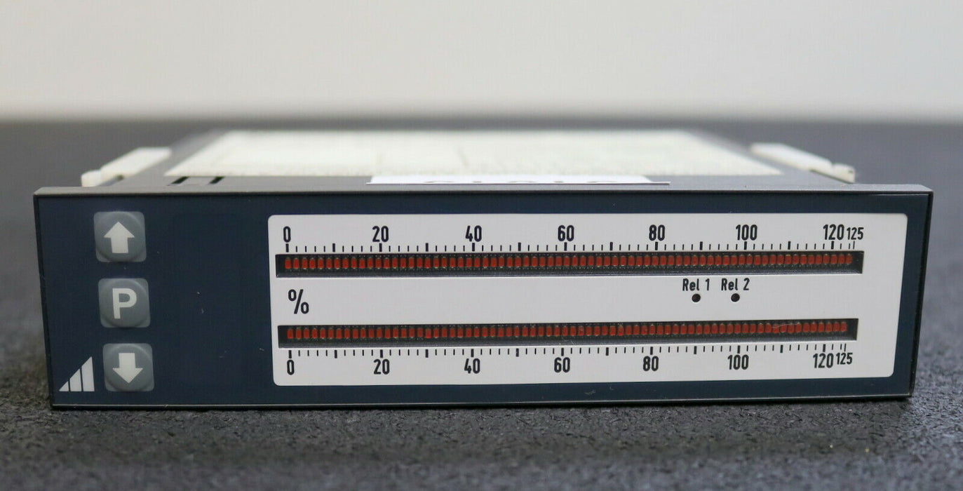 GOSSEN METRAWATT Doppel-Leuchtbandanzeiger A1400 DINALOG A Frontblende 144x36mm