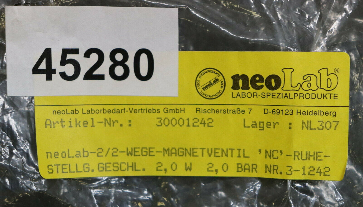 ANGAR SCIENTIFIC ASCO 2/2-Wege-Magnetventil Solenoid Valve P/N: AL4124 /V/30PSI