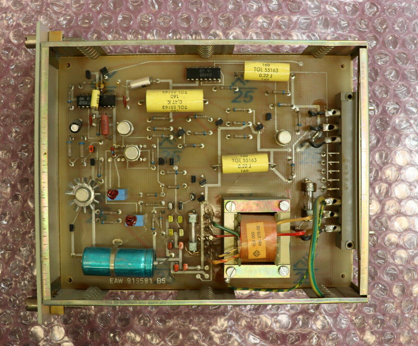 VEB NUMERIK Einschubkassette 1581.01 mit Platine EAW 919581 B5 RFT 56799