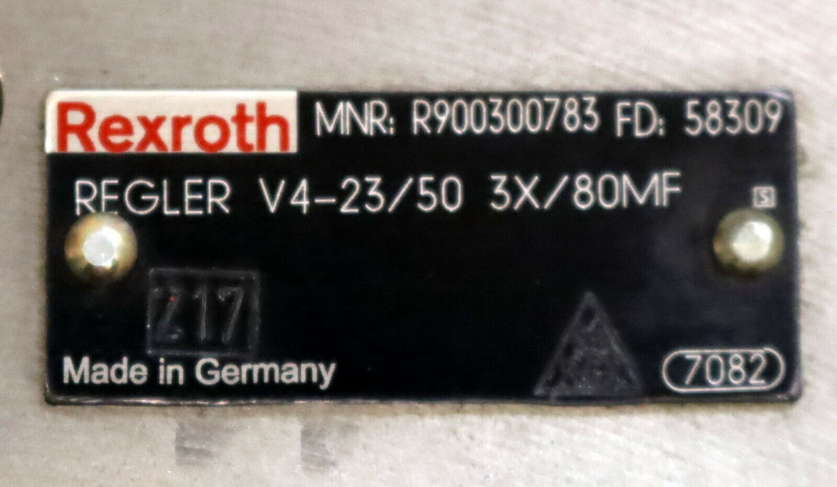 REXROTH Regler V4-23/50 3X/80MF MNR: R900300783 - unbenutzt