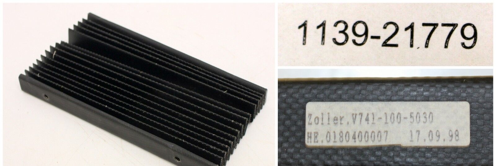 ZOLLER Faltenbalg X-ACHSE V741 100-5030 HE 0180400007