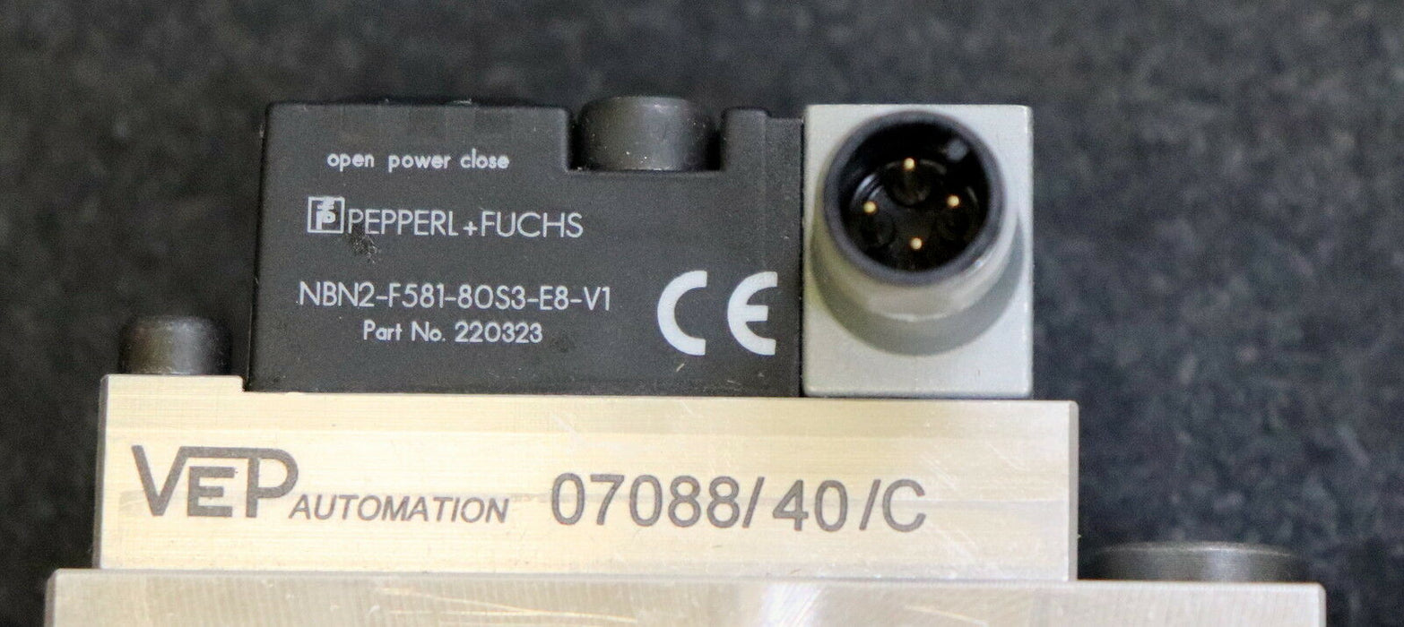 VEP AUTOMATION Stiftziehzylinder DCPD40AN12-40IL No. 01575 Anschraubbereich 55mm