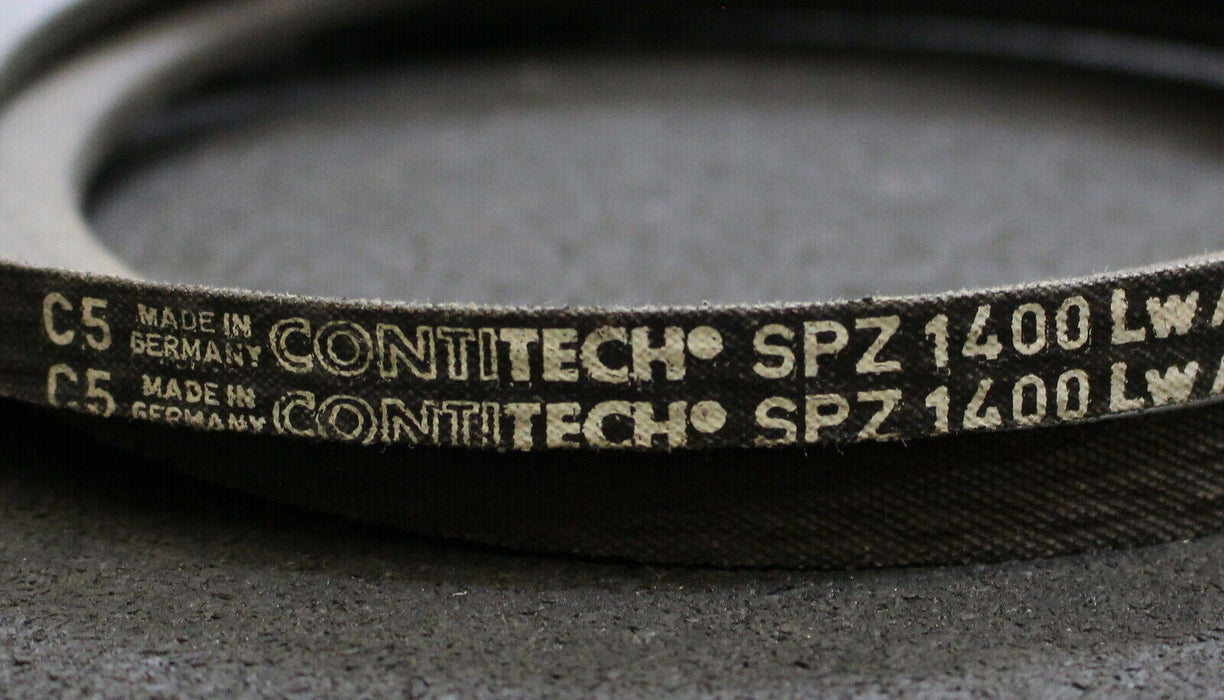 CONTINENTAL 3 Stück Keilriemen SPZ 1400Lw 9,5x1413 La L=L EL - unbenutzt