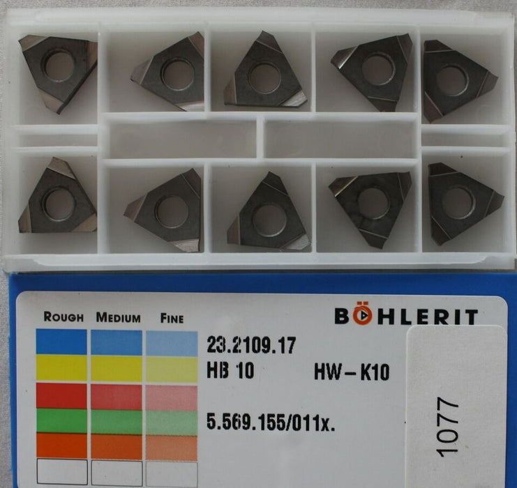Wendeschneidplatten BOEHLERIT-LMT TOOLS 23.2109.17 HB 10  HW-K10