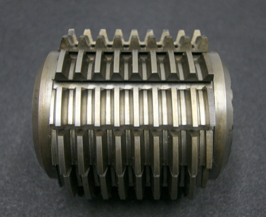 SAAZOR Stollenwälzfräser involute spline hob Fertigfräser m= 3mm 16° EGW 1gg. Re