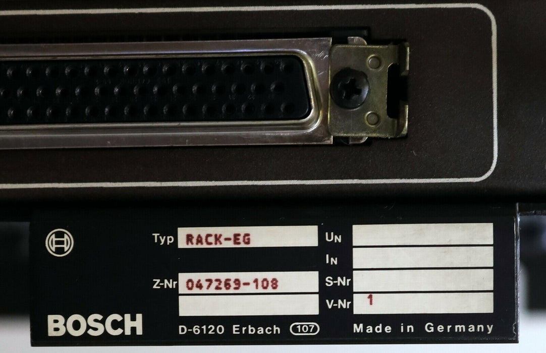 BOSCH RACK-EG PC 047269-108 V-Nr. 1 UN=600/400V +1 Platine - ! sonst leer !
