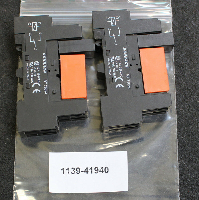 SCHRACK 2 Stück Universalrelais RT 78624 LR 66716