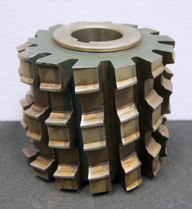 PWS Keilwellenwälzfräser spline hob 6 Keile 62,3x69,6x16,3 mit Höcker 1gg. Re