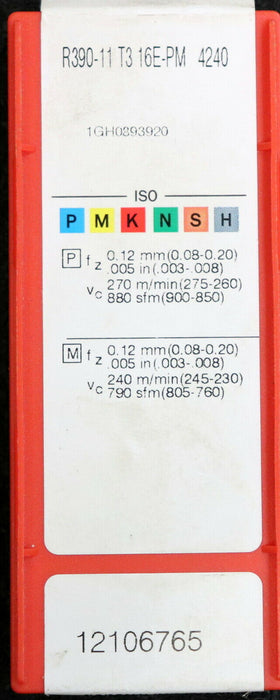 SANDVIK 2 Stück Wendeplatten R390-11 T3 16E-PM 4240 - unbenutzt