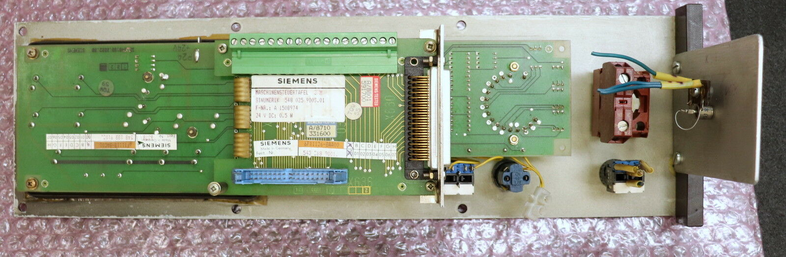 SIEMENS Maschinensteuertafel SINUMERIK 3M Nr. A 1508974 mit 6FX1126-BAA00