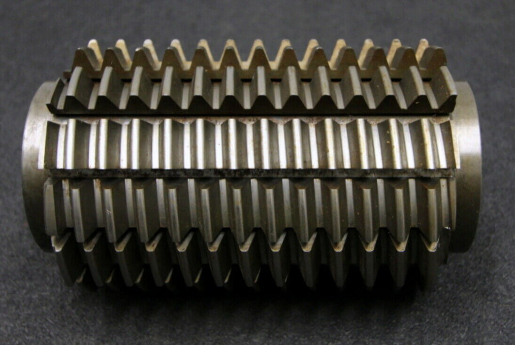 ESKA Stollenwälzfräser involute spline hob m=3,175mm 20° Ø90x150xØ32mm 2gg.Re.