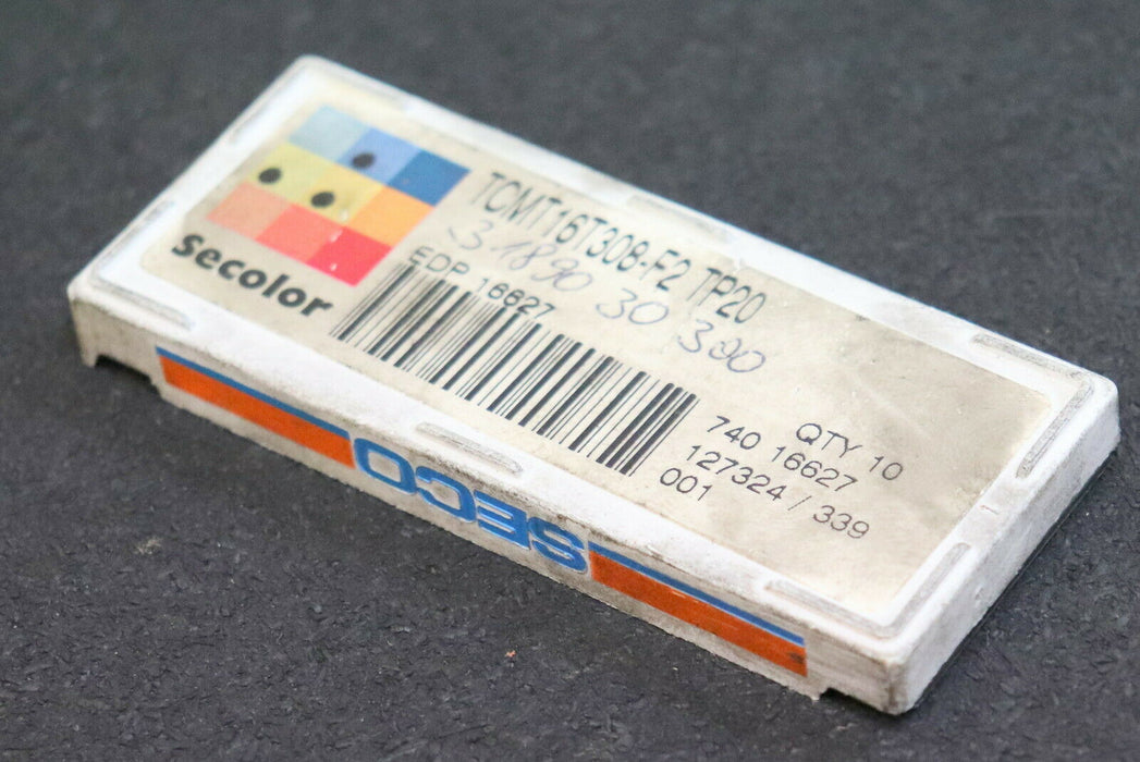 SECO 7 Stück Wendeplatten TCMT16T308-F2 TP20 QTY10