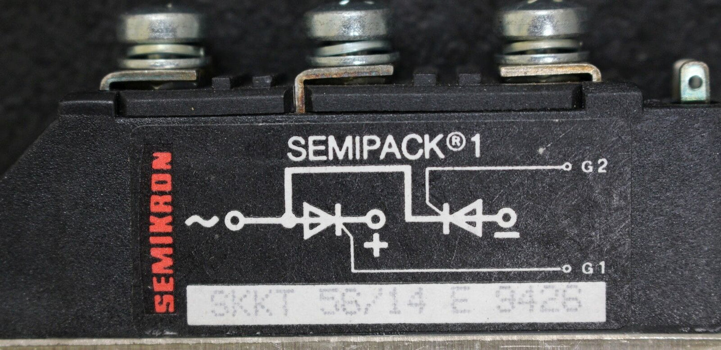 SEMIKRON Thyristor SKKT 56/14 E Semipack 1 3-Pin - 1 Stück