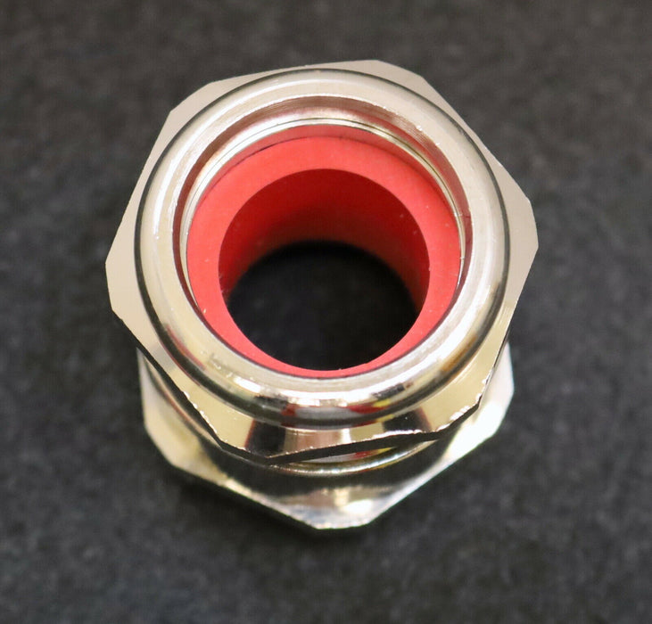 10 Stück Kabelverschraubung SHV-M-Viton M32x1,5/29/22 Messing