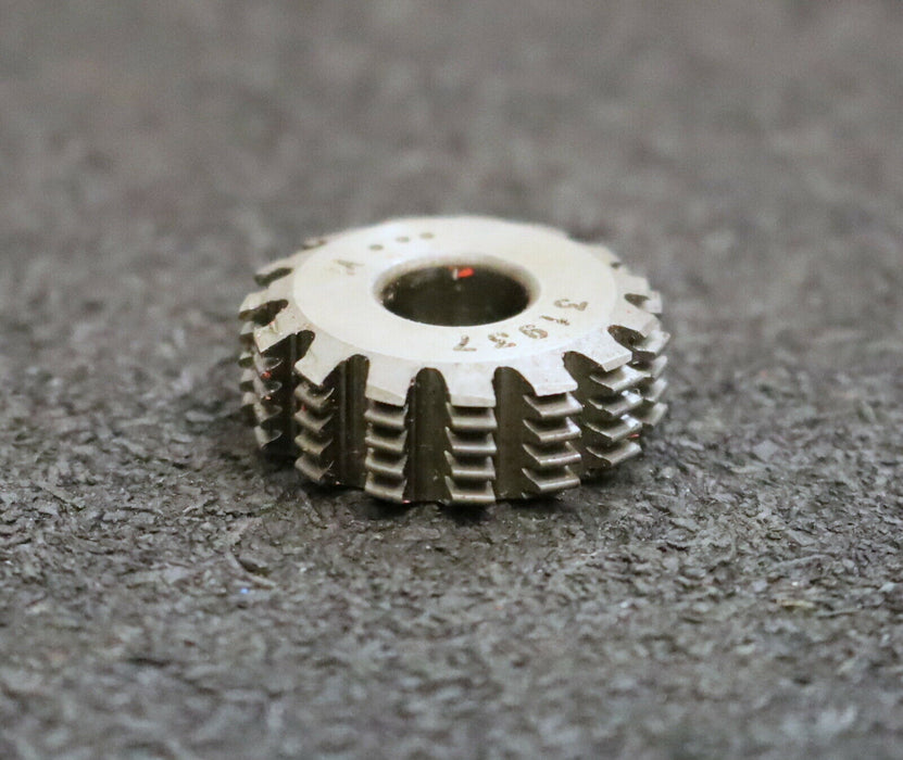 MIKRON Vollstahl-Wälzfräser No. 31937 m= ? ho= ? Abmessungen Ø23x8xØ8mm 1ggR