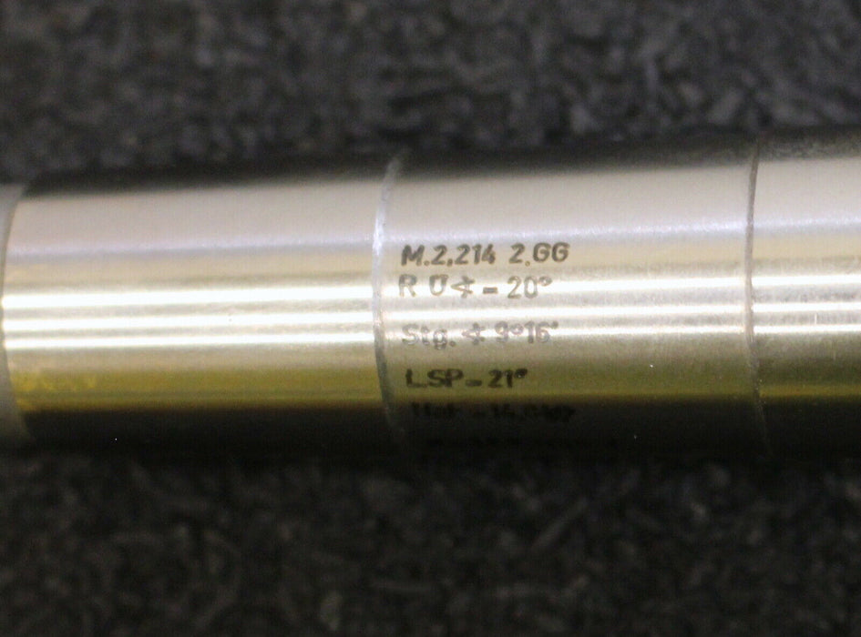 KÖPFER Schneckenrad-Radial-Schaftwälzfräser m=2,214 für SchneckenØ 32,9mm 20°