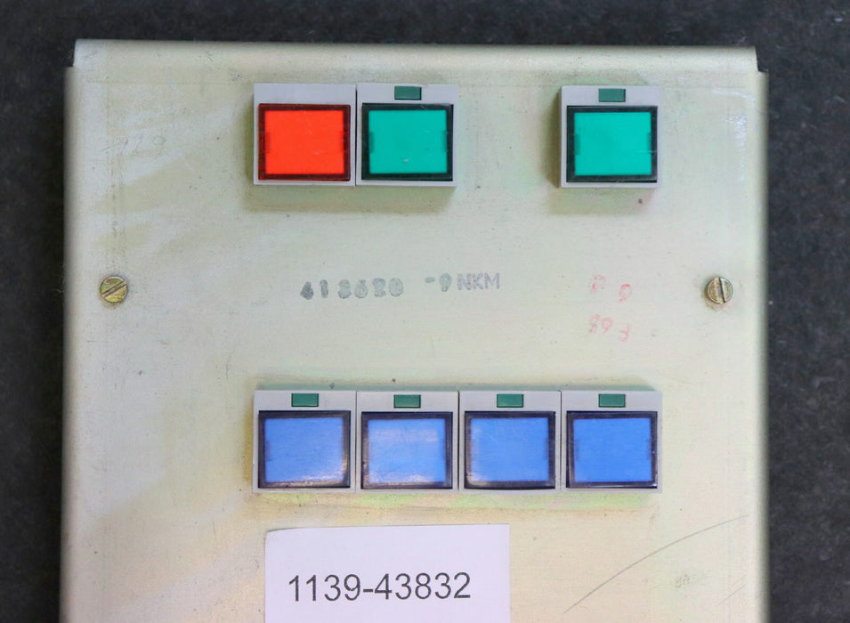 NUMERIK DDR Bedientafel Platine RFT 55002 Platine 4608-9 Nummer 413620-9 NKM