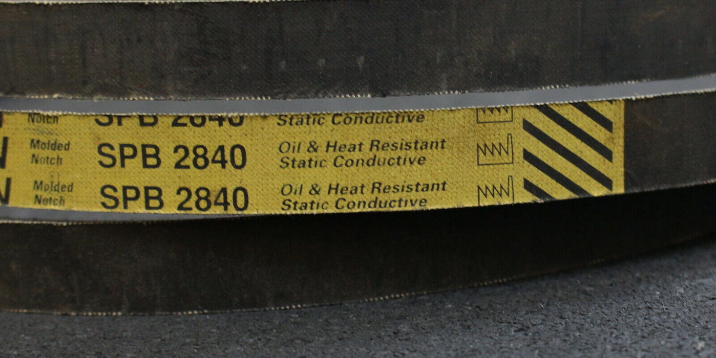 GATES Schmal-Keilriemen gezahnt Super-HC Profil SPB 2840 Oil & Heat resistant