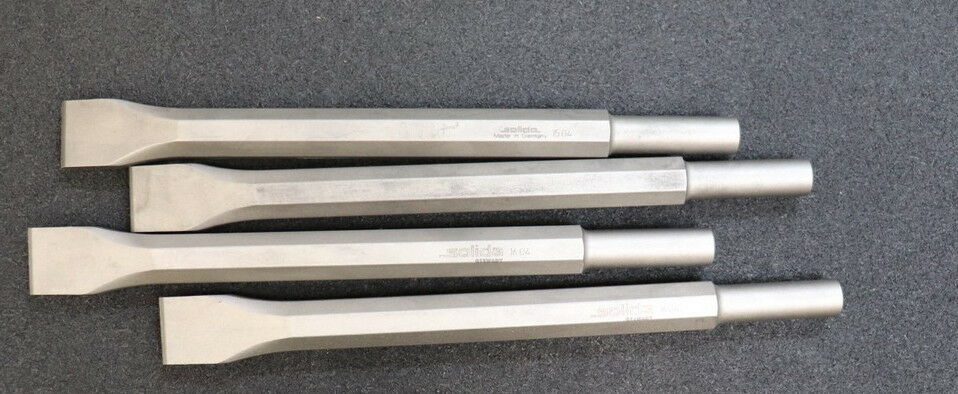 SDS MAX SOLIDA 4 Stück Breitmeißel 30x305mm für Elektro-/Drucklufthammer