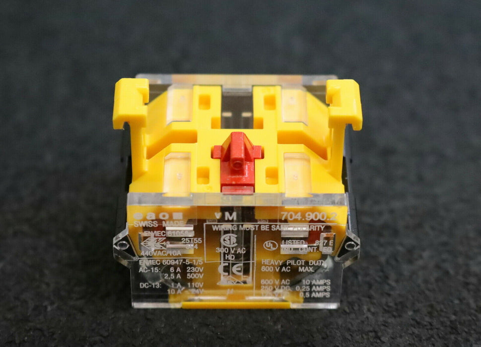 EAO 3 Stück Kontaktblock ROT 704.900.2 - unbenutzt