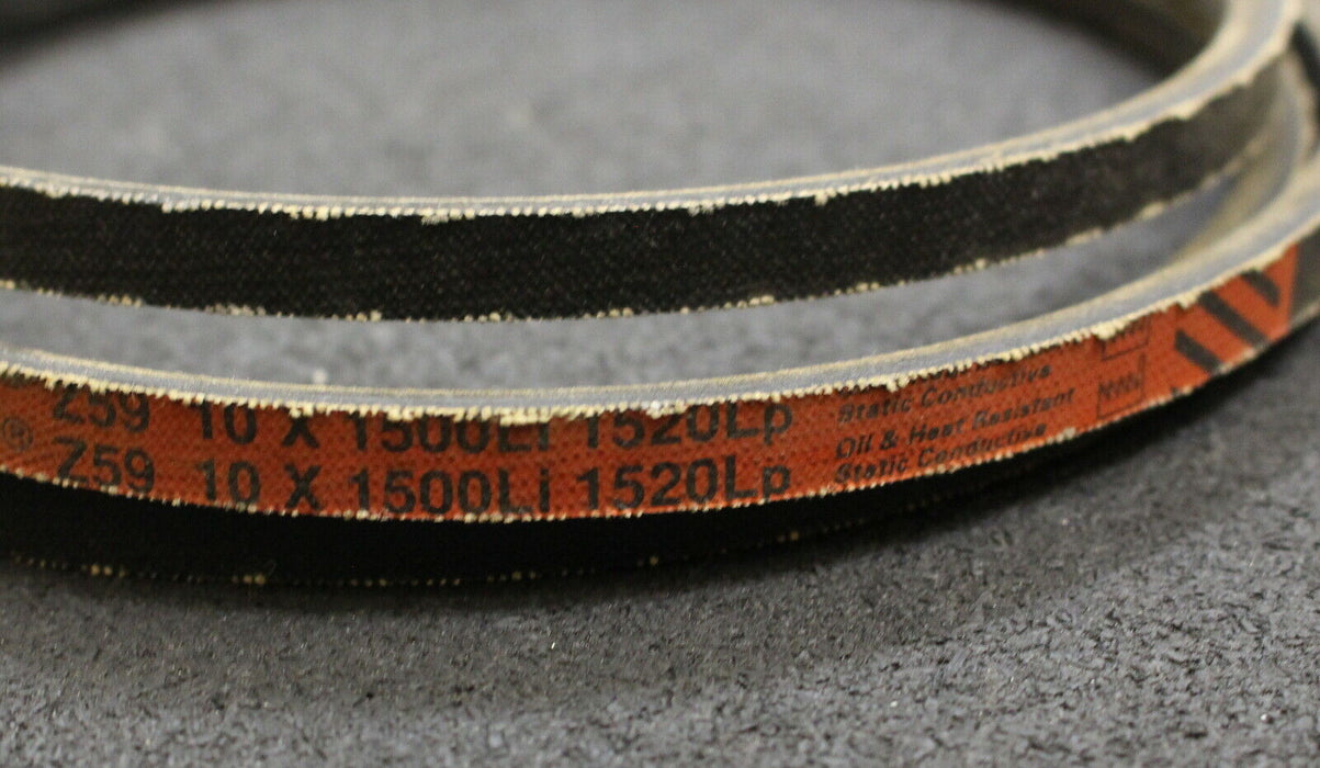 GATES 2 Stück Zahnriemen Keilriemen 10x1500 Li Z59 1510 Lp Hi-Power MN