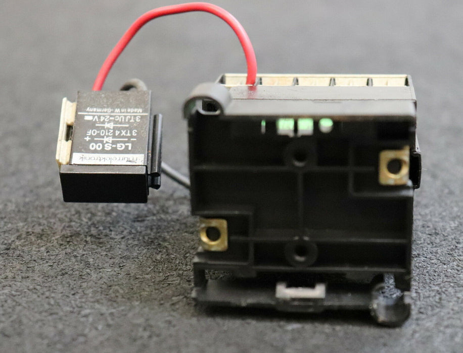 SIEMENS 3 Stück Hilfsschütz22Z 3TJ1002-0BB4 Uc=24VDC 1,2W gebraucht