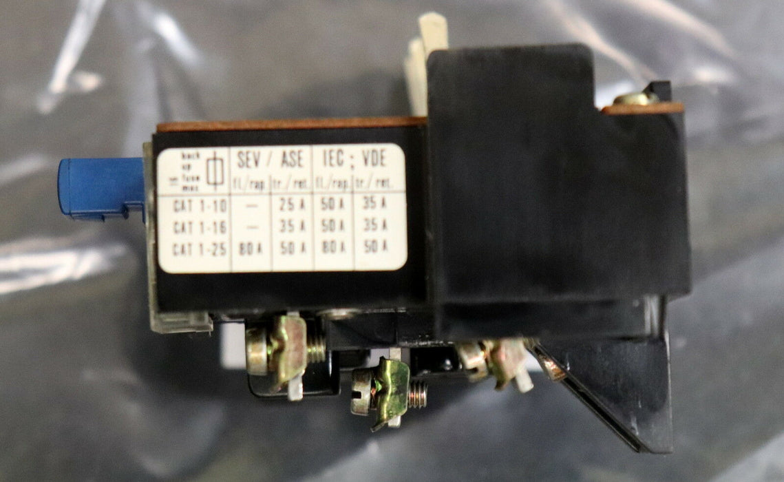 SPRECHER & SCHUH Überlast-Relais CT 1-16 Einstellbereich10-16A gebraucht