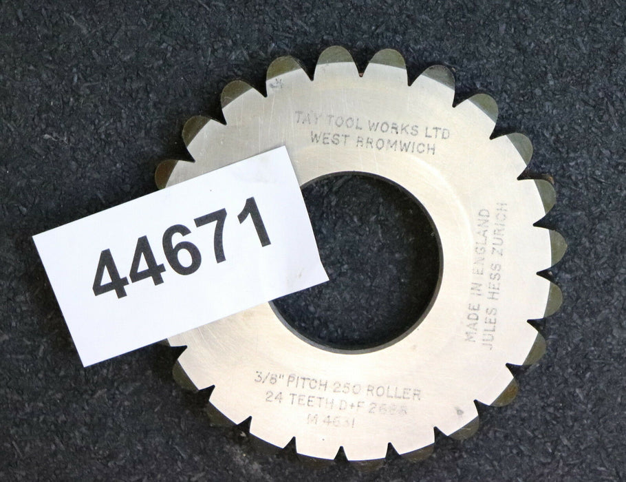 TAY TOOLS Scheibenschneidrad für Rollkettenrad M4631 Tlg. 3/8" x Roller 240 Z= 24