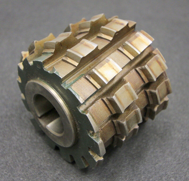 PWS Keilwellenwälzfräser spline hob 6 Keile 62,3x69,6x16,3 mit Höcker 1gg. Re