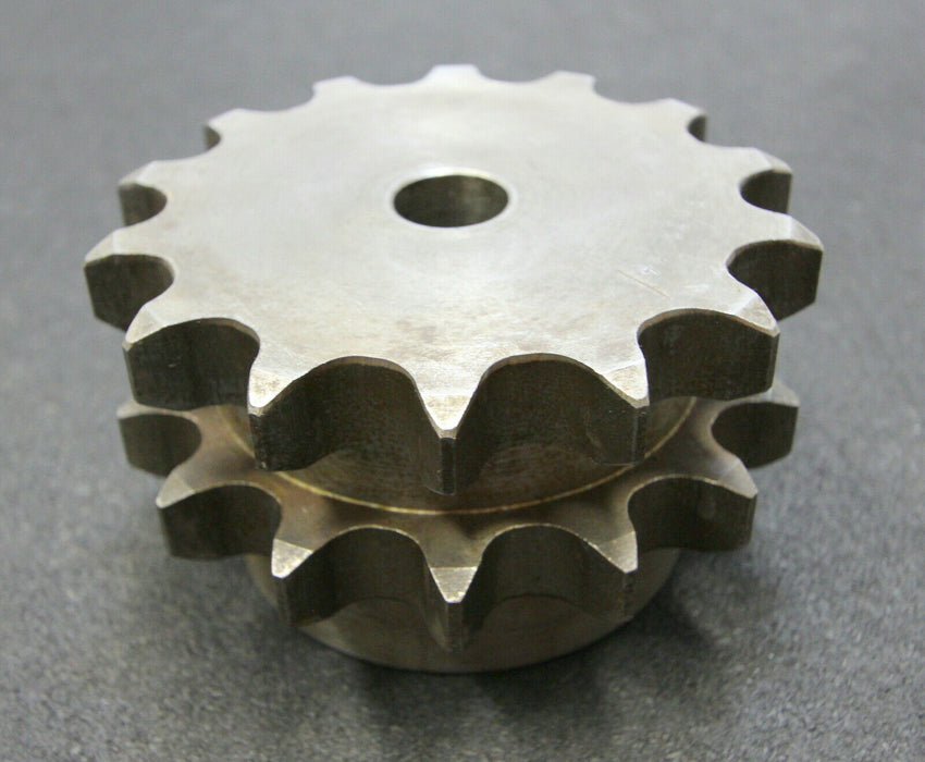 HENKENJOHANN Zweifach-Kettenradscheibe einseitige Nabe Teilung 1"x17,02mm Z= 14