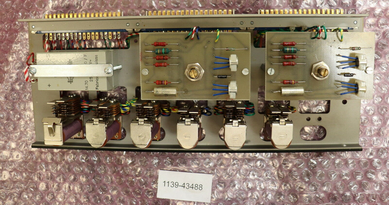 S.I.P. SCHÜTTE Einschub Karte 054 für Lehrenbohrwerk mit 2x Platine 460208a wurd