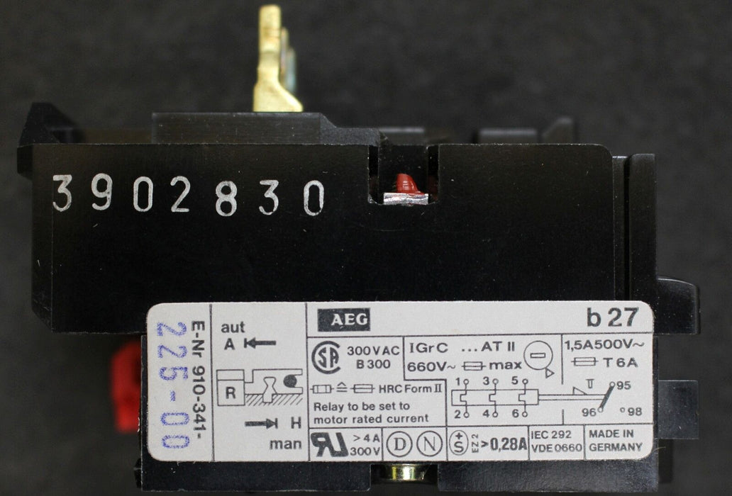 AEG Thermisches Überstromrelais b27 0.56-0.8A - 910-341-225 - 1 Stück