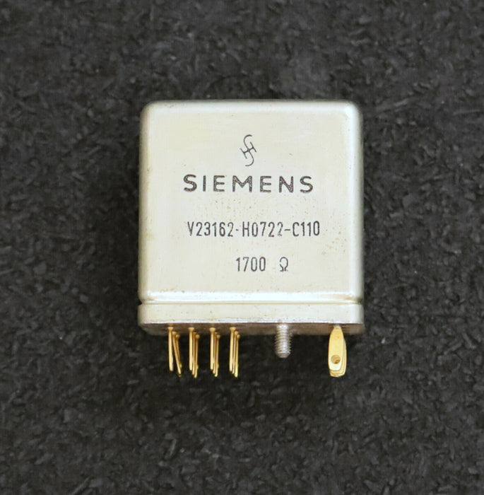SIEMENS Kammrelais N V23162-H0722-C110 54VDC mit vergoldeten Kontaktmessern