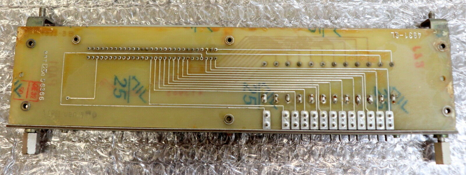 VEM NUMERIK RFT DDR Steckplatinen-Vorderseite AD Platine 413965-3 NKM 4931-9 RFT