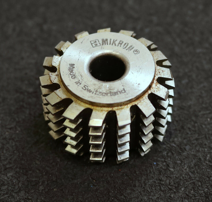 MIKRON Vollstahl-Wälzfräser No. 96549 m= 1,30 ho= 2,925 20°EGW - Ø40x25xØ10mm