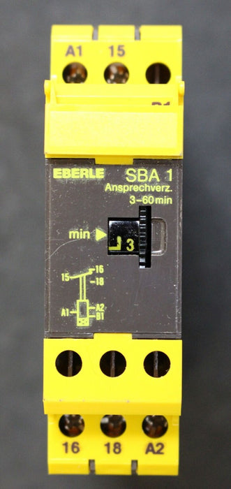 EBERLE Ansprechverzögertes Zeit-Relais SBA- Best-Nr. 054510146890 3-60mm 230VAC