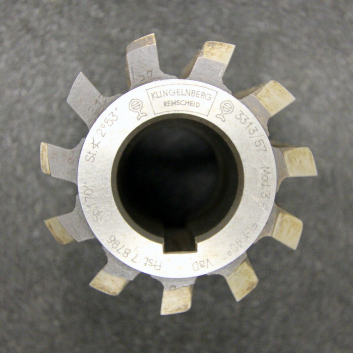 KLINGELNBERG Vollstahlwälzfräser gear hob m = 3,5mm 20° EGW Ø80x70xØ30mm