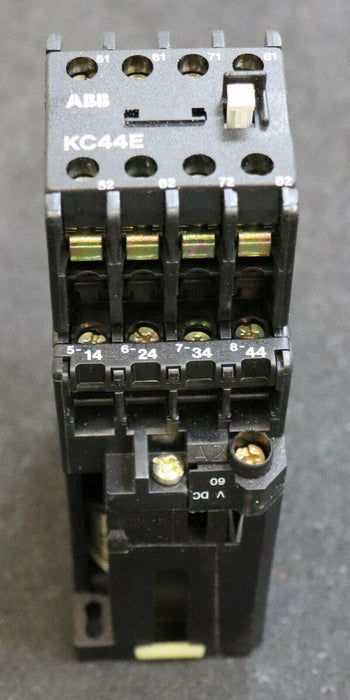ABB Hilfsschütz KC44E Spule 60VDC Ith=10A Ie=4A-240V AC-15 FPH1423001R0443